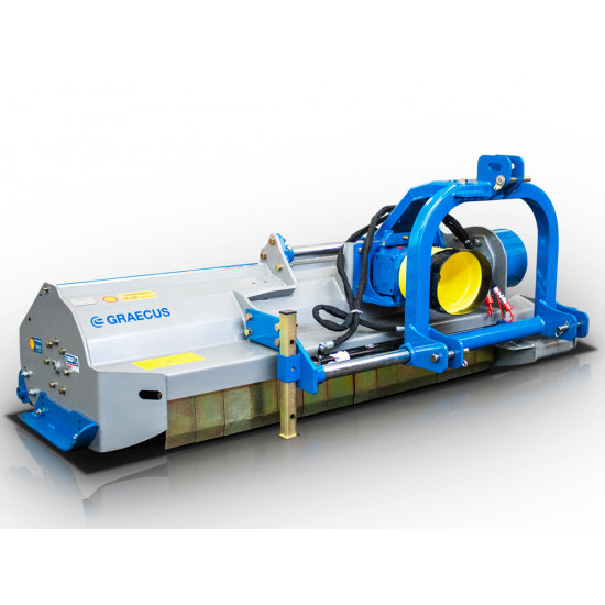 Мулчер шредер тежък тип с изместване 140 см. Graecus ARES STRONG 140