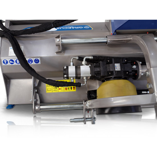 Мулчер шредер с независима хидравлична косачка 1250+600 мм. Graecus ATK125