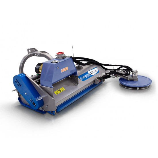 Мулчер шредер с независима хидравлична косачка 1250+600 мм. Graecus ATK125