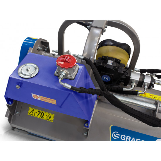 Мулчер шредер с независима хидравлична косачка 1350+600 мм. Graecus ATK135