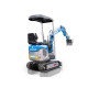 Малък багер 1200 кг. със завъртане на стрелата Graecus EB12-BOOM
