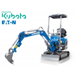 Малък багер 1200 кг. със завъртане на стрелата Graecus EB12-BOOM