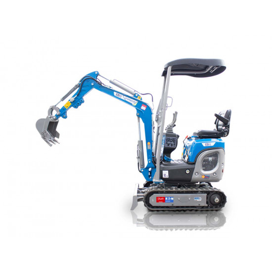 Малък багер 1200 кг. със завъртане на стрелата Graecus EB12-BOOM