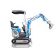 Малък багер 1200 кг. със завъртане на стрелата Graecus EB12-BOOM