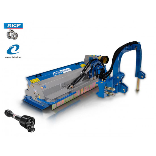 Откланящ мулчер / шредер тежък тип 140 см. Graecus BPK140