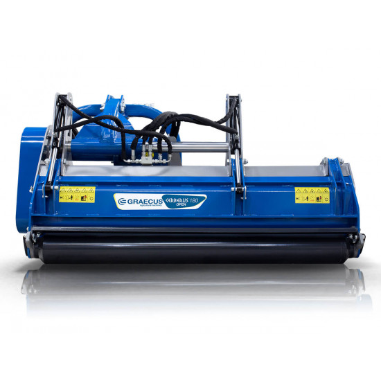 Мулчер шредер тежък тип с изместване и отваряем капак 240 см. Graecus CERBERUS OPEN240