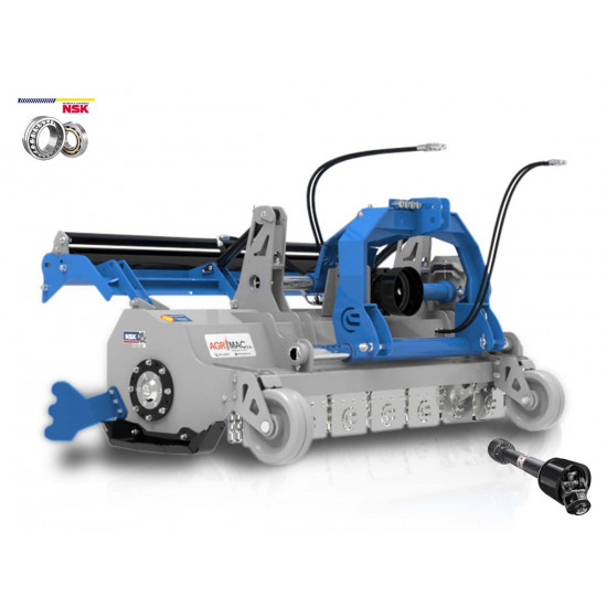 Мулчер шредер тежък тип с изместване и отваряем капак 160 см. Graecus CERBERUS OPEN160