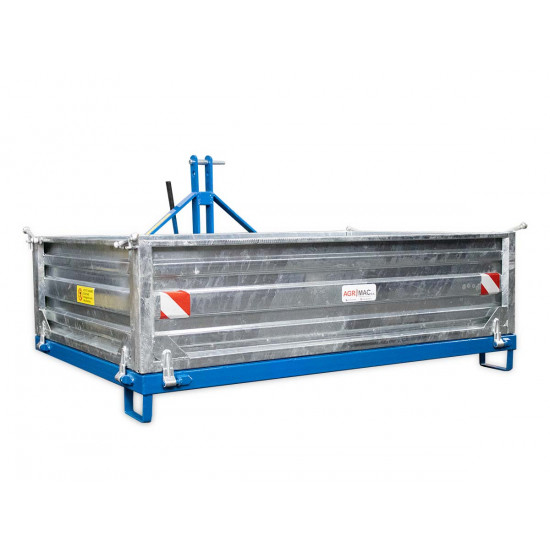 Транспортна кутия с механично разтоварване и раздвижени канати за трактор Graecus CM140