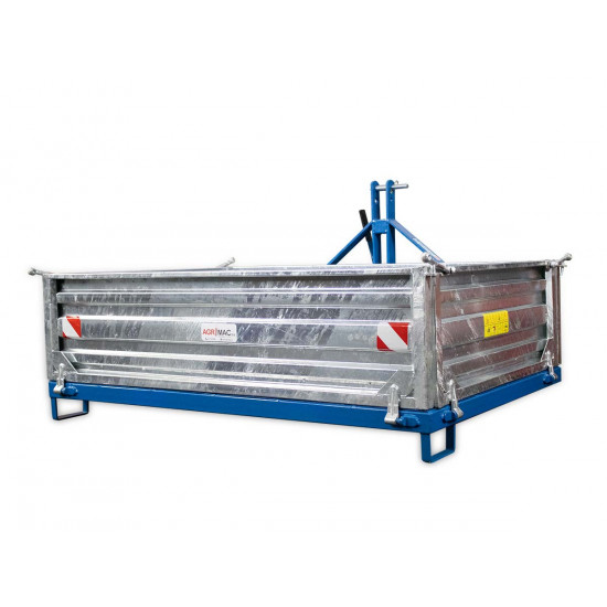 Транспортна кутия с механично разтоварване и раздвижени канати за трактор Graecus CM140