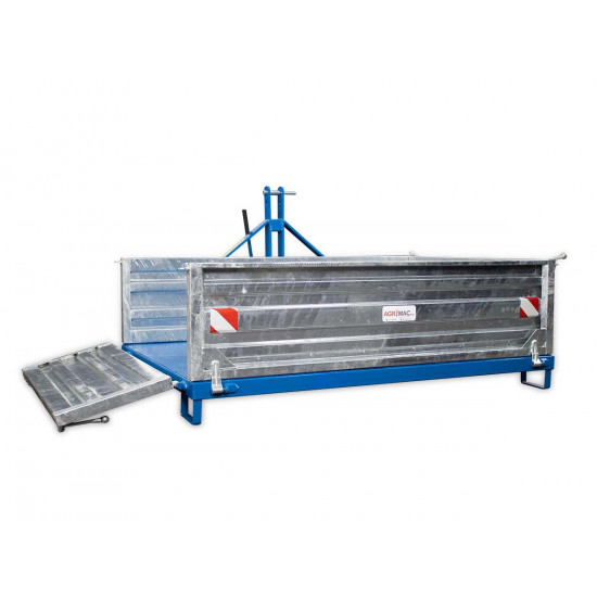 Транспортна кутия с механично разтоварване и раздвижени канати за трактор Graecus CM140