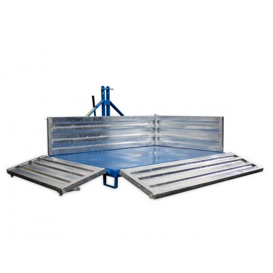 Транспортна кутия с механично разтоварване и раздвижени канати за трактор Graecus CM140