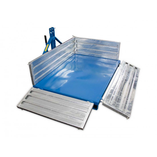 Транспортна кутия с механично разтоварване и раздвижени канати за трактор Graecus CM140