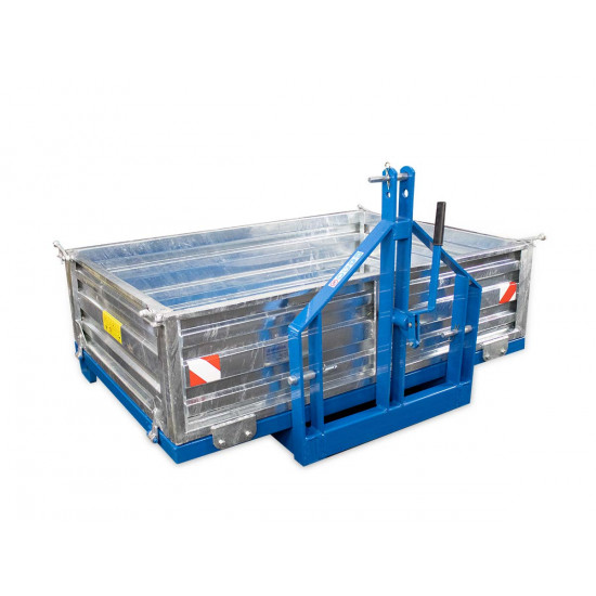 Транспортна кутия с механично разтоварване и раздвижени канати за трактор Graecus CM140