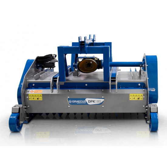 Мулчер шредер тежък тип с двойно окачване и фрагментатор 150 см. Graecus DPK150