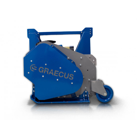 Мулчер шредер тежък тип с двойно окачване и фрагментатор 150 см. Graecus DPK150