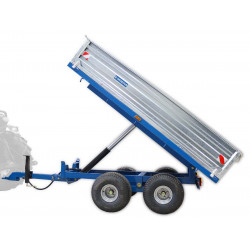 Ремарке двуосно с капацитет 2500 кг.с хидравлично изсипване Graecus DT2500-H