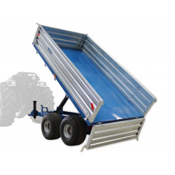 Ремарке двуосно с капацитет 2500 кг.с хидравлично изсипване Graecus DT2500-H