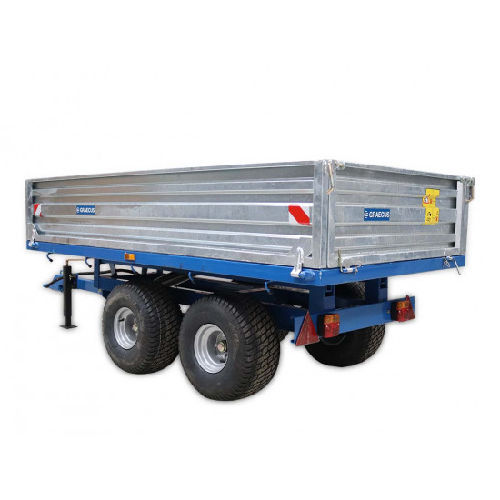 Ремарке двуосно с капацитет 2500 кг.с хидравлично изсипване Graecus DT2500-H
