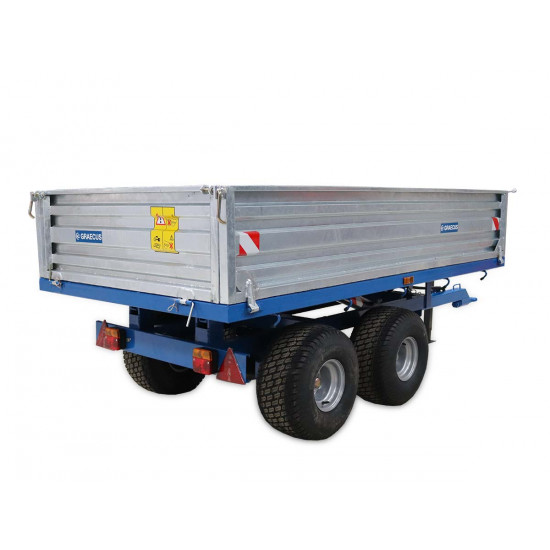 Ремарке двуосно с капацитет 2500 кг.с хидравлично изсипване Graecus DT2500-H