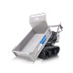 Мини дъмпер 300 кг. верижен с механично разтоварване Graecus D300