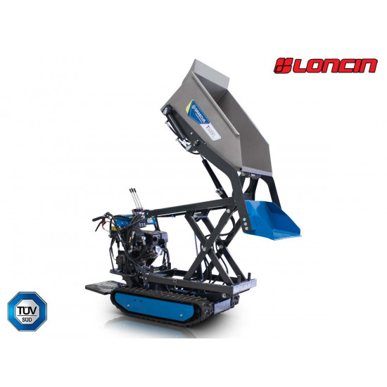Дъмпер 500 кг. с товарач и високо разтоварване Graecus T500FL