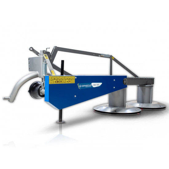 Косачка дискова за трактор 185 см. с два диска и механично изправяне Graecus DX185