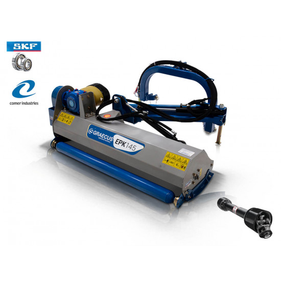 Откланящ мулчер / шредер средно-тежък тип 125 см. Graecus EPK125