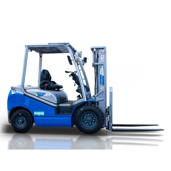 Дизелов мотокар 2,5 т., Дуплекс 3000 мм. Graecus FD25V-Kubota