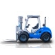 Дизелов мотокар 3,5 т., задвижване 4х4, Дуплекс 3000 мм. Graecus FD35V-4WD Off-Road Hyundai