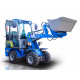 Мини съчленен колесен товарач хидростатичен с кабина и 4х4 Graecus LD07 HST Cab Perkins