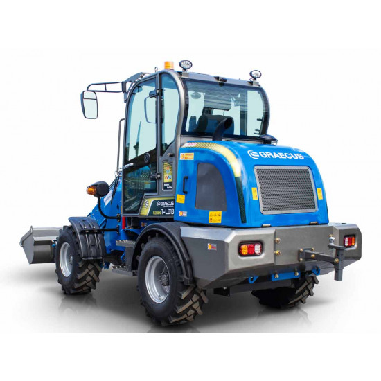 Телескопичен челен товарач с кабина и 4х4 Graecus T-LD13 Cab