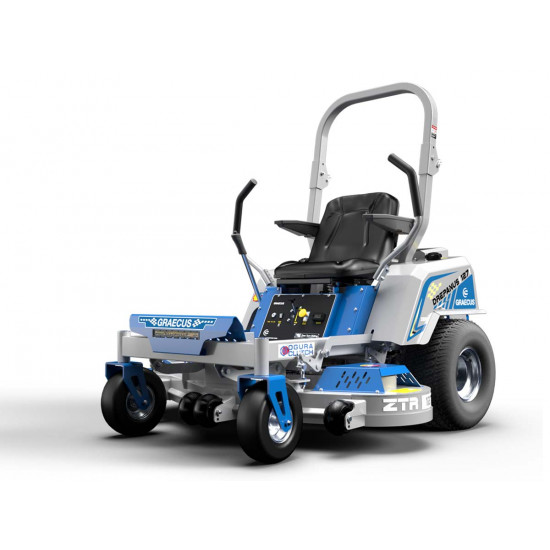 Професионална косачка с нулево завъртане Loncin 27 к.с. 764 куб. см. ширина на косене 127 см, с хидростатична трансмисия, странично изхвърляне, комплект за торене Graecus DREPANUS ZTR127pro