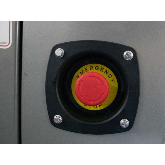 Трифазен дизелов генератор затворен тип с основа, 96 kVA с водно охлаждане и автоматичен превключвател Graecus GD96