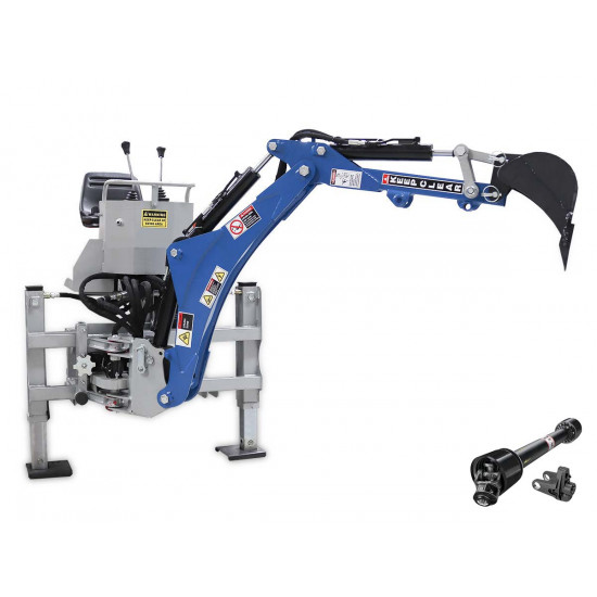 Багерно устройство за трактор с изкопна сила 312 кг. и странично изместване Graecus HADES TA250 PRO+ BTAM30