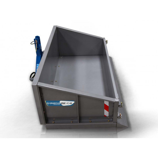 Транспортна кутия с хидравлично разтоварване за трактор Graecus KM140-H