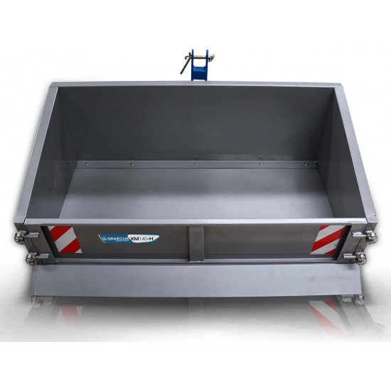 Транспортна кутия с хидравлично разтоварване за трактор Graecus KM140-H