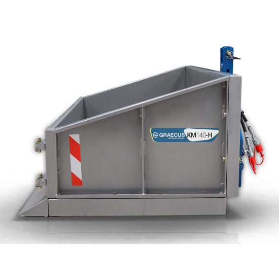 Транспортна кутия с хидравлично разтоварване за трактор Graecus KM140-H