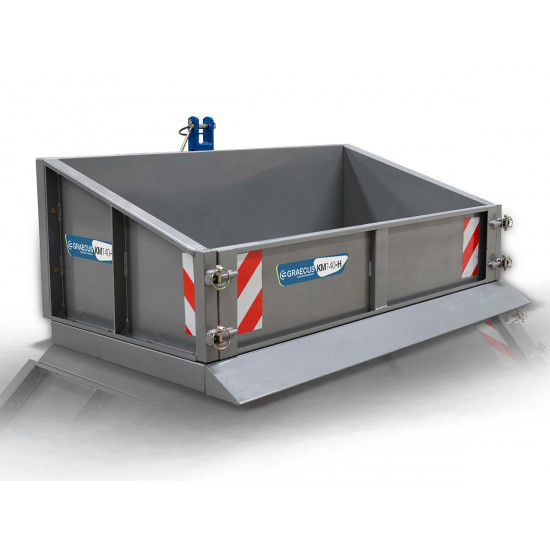 Транспортна кутия с хидравлично разтоварване за трактор Graecus KM140-H