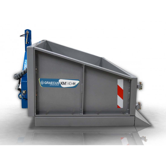 Транспортна кутия с хидравлично разтоварване за трактор Graecus KM140-H