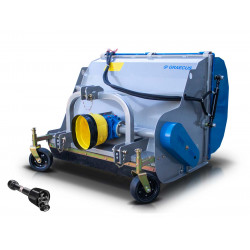 Мулчер шредер среден тип с кош за събиране 120 см. Graecus MSK120