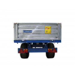 Ремарке двуосно с капацитет 2500 кг.с хидравлично изсипване Graecus DT2500-H