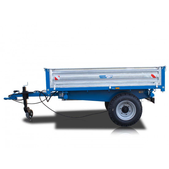 Ремарке едоосно с капацитет 3000 кг.с три-странно хидравлично изсипване Graecus MT3000-3H