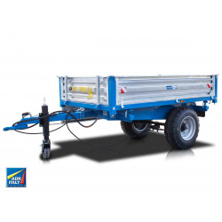 Ремарке едоосно с капацитет 3000 кг.с три-странно хидравлично изсипване Graecus MT3000-3H