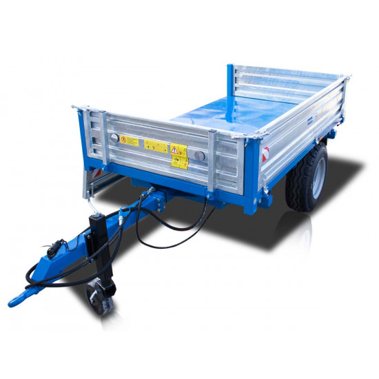 Ремарке едоосно с капацитет 3000 кг.с три-странно хидравлично изсипване Graecus MT3000-3H