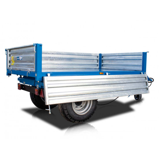 Ремарке едоосно с капацитет 3000 кг.с три-странно хидравлично изсипване Graecus MT3000-3H