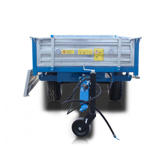 Ремарке едоосно с капацитет 3000 кг.с три-странно хидравлично изсипване Graecus MT3000-3H