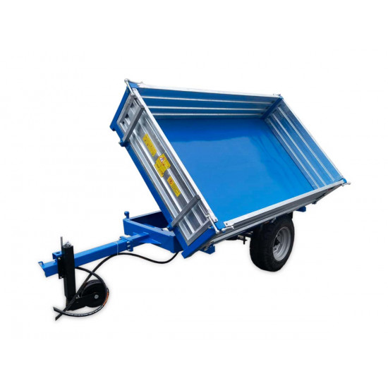 Ремарке едоосно с капацитет 4000 кг.с три-странно хидравлично изсипване Graecus MT4000-3H