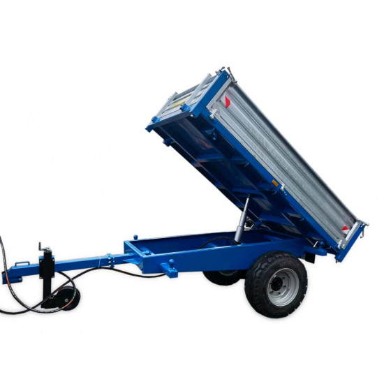 Ремарке едоосно с капацитет 4000 кг.с три-странно хидравлично изсипване Graecus MT4000-3H