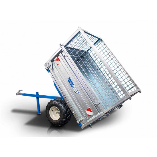 Ремарке едоосно с капацитет 600 кг.с механично изсипване Graecus MT600-M