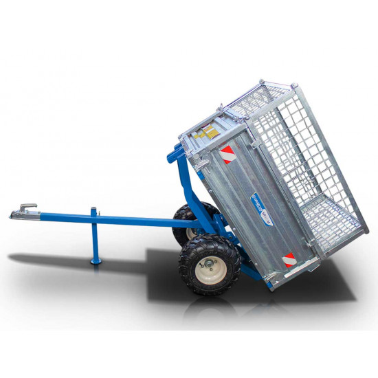 Ремарке едоосно с капацитет 600 кг.с механично изсипване Graecus MT600-M